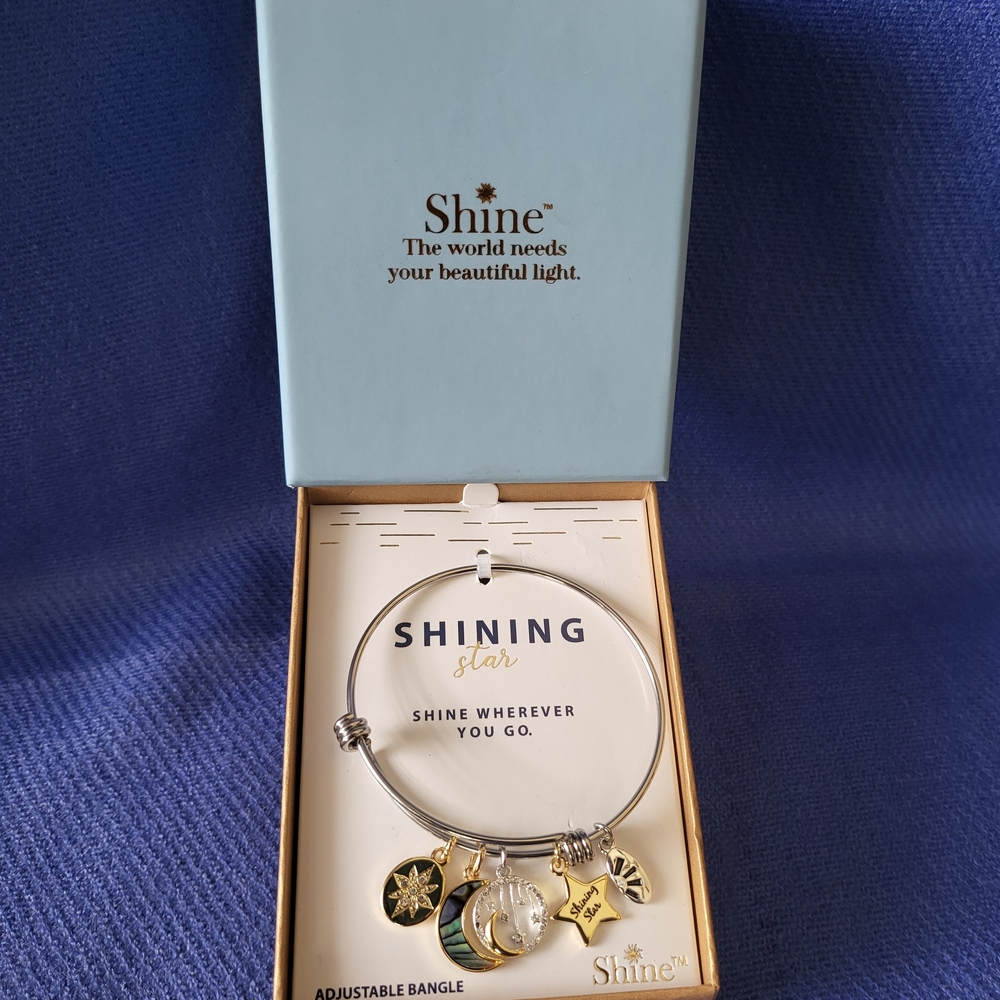 Gold and Silver Charm Bracelet